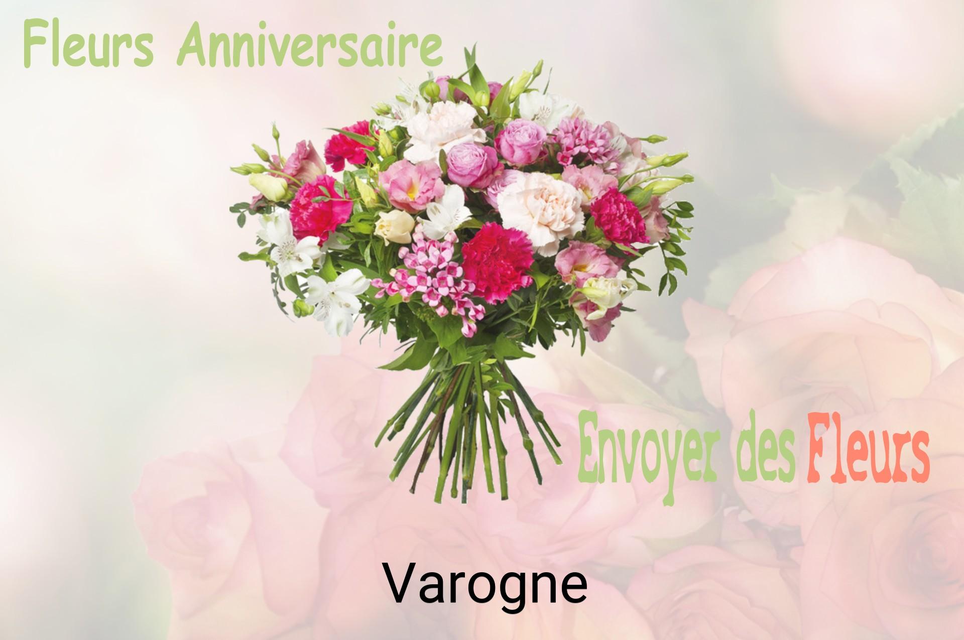 Bouquet de fleurs d’anniversaire livré à Varogne